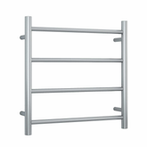 Thermorail STRAIGHT/ ROUND 550X550X122MM 57W 4 BAR BRUSHED S/STEEL